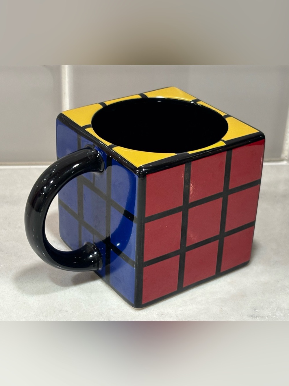 Rubik's cube mug by Spinning Hat